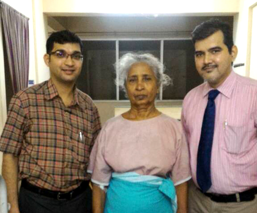 brain stroke patient at fr muller